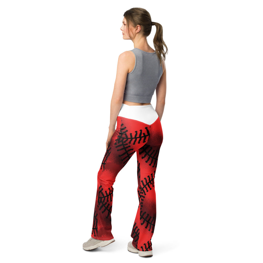 Flare leggings back view | GearBunch