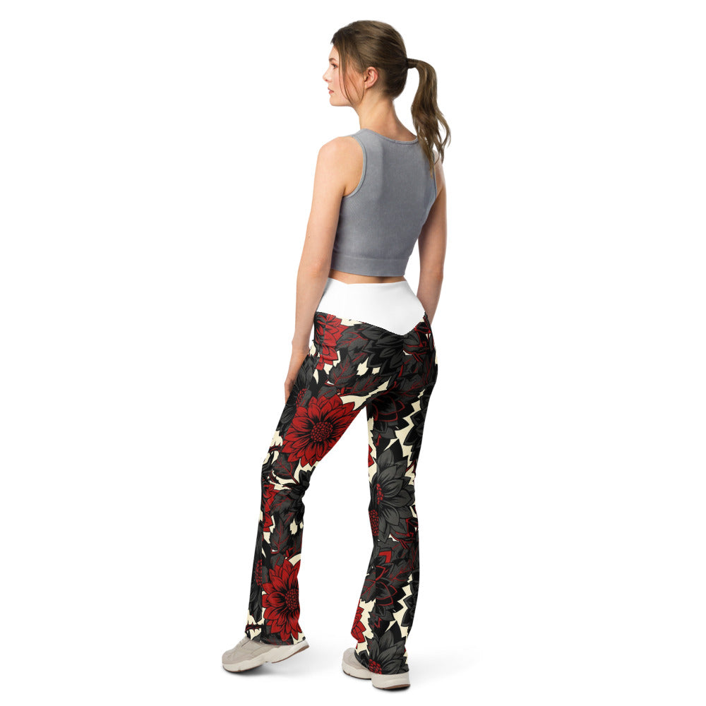 Flare leggings back view | GearBunch