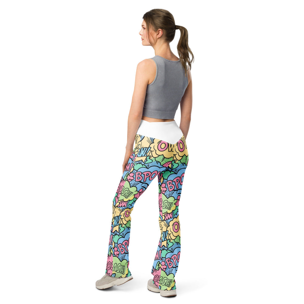 Flare leggings back view | GearBunch