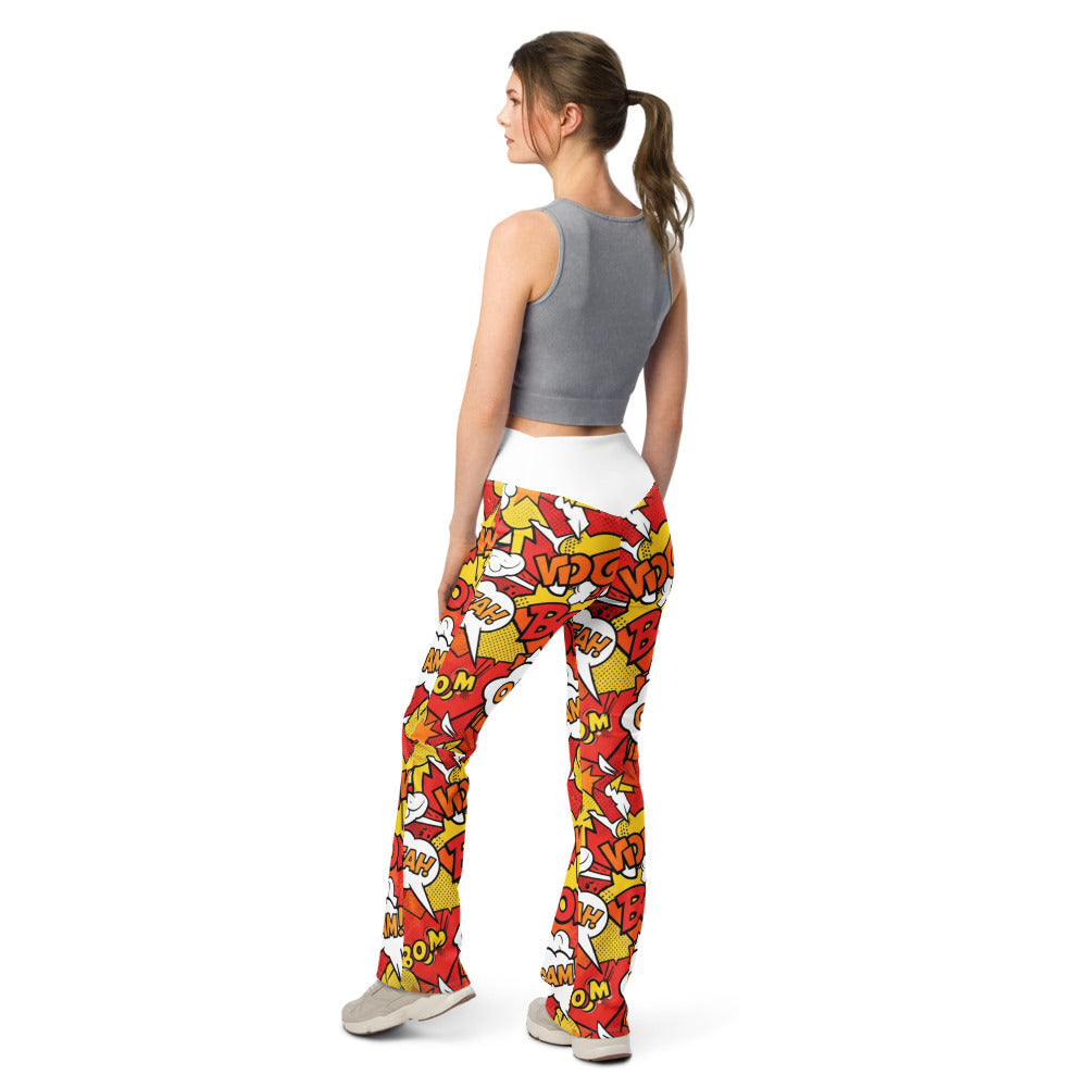 Flare leggings back view | GearBunch