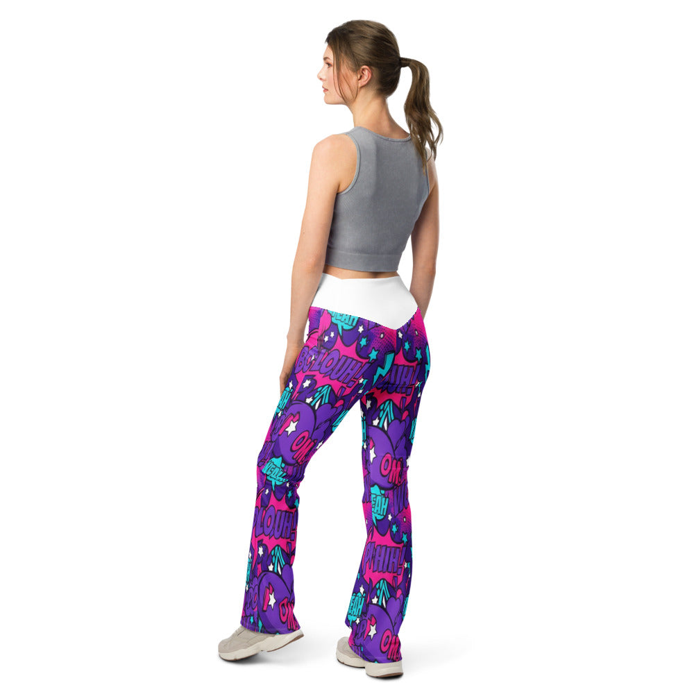 Flare leggings back view | GearBunch