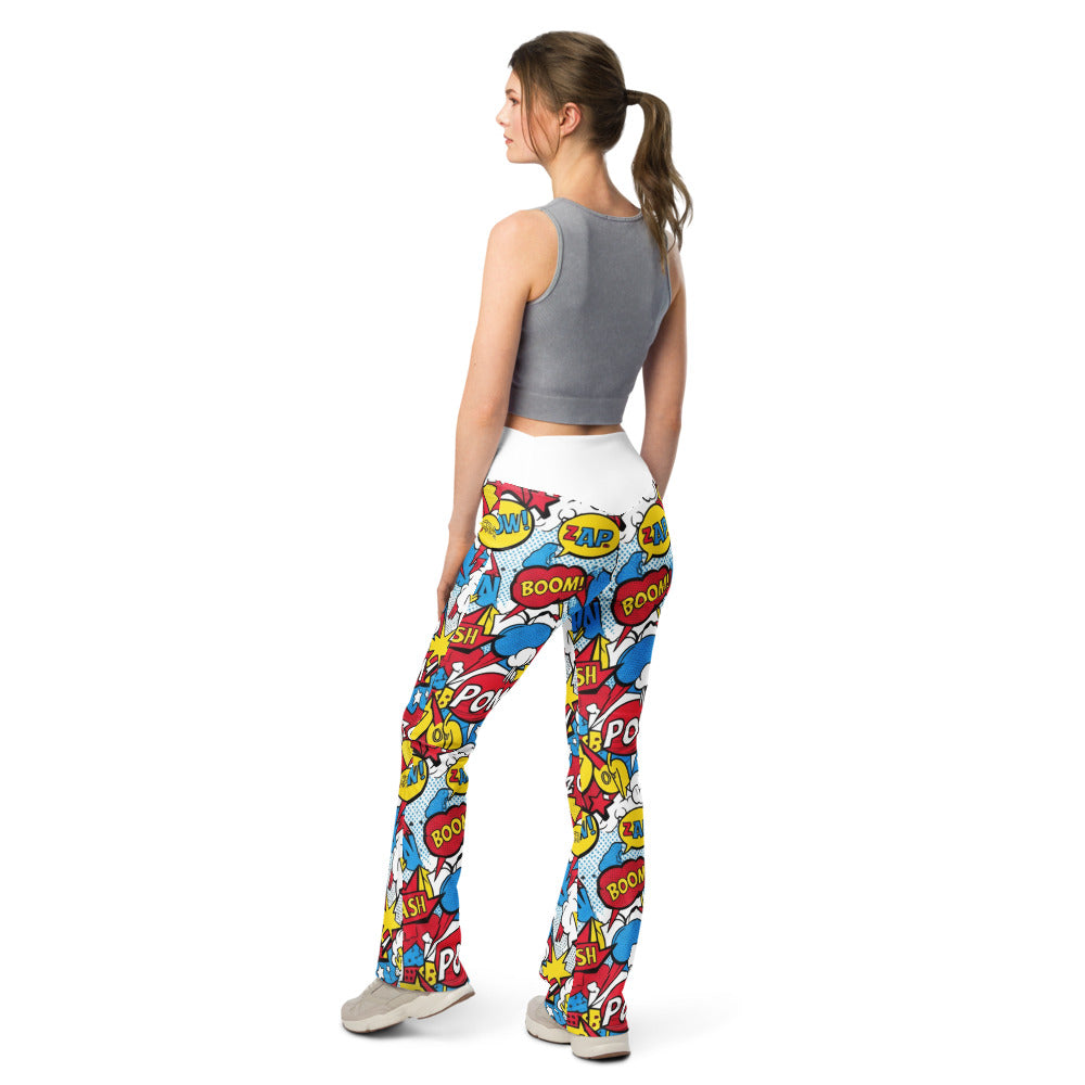 Flare leggings back view | GearBunch