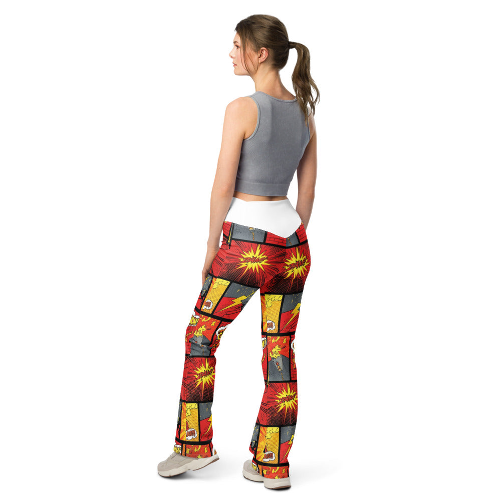 Flare leggings back view | GearBunch