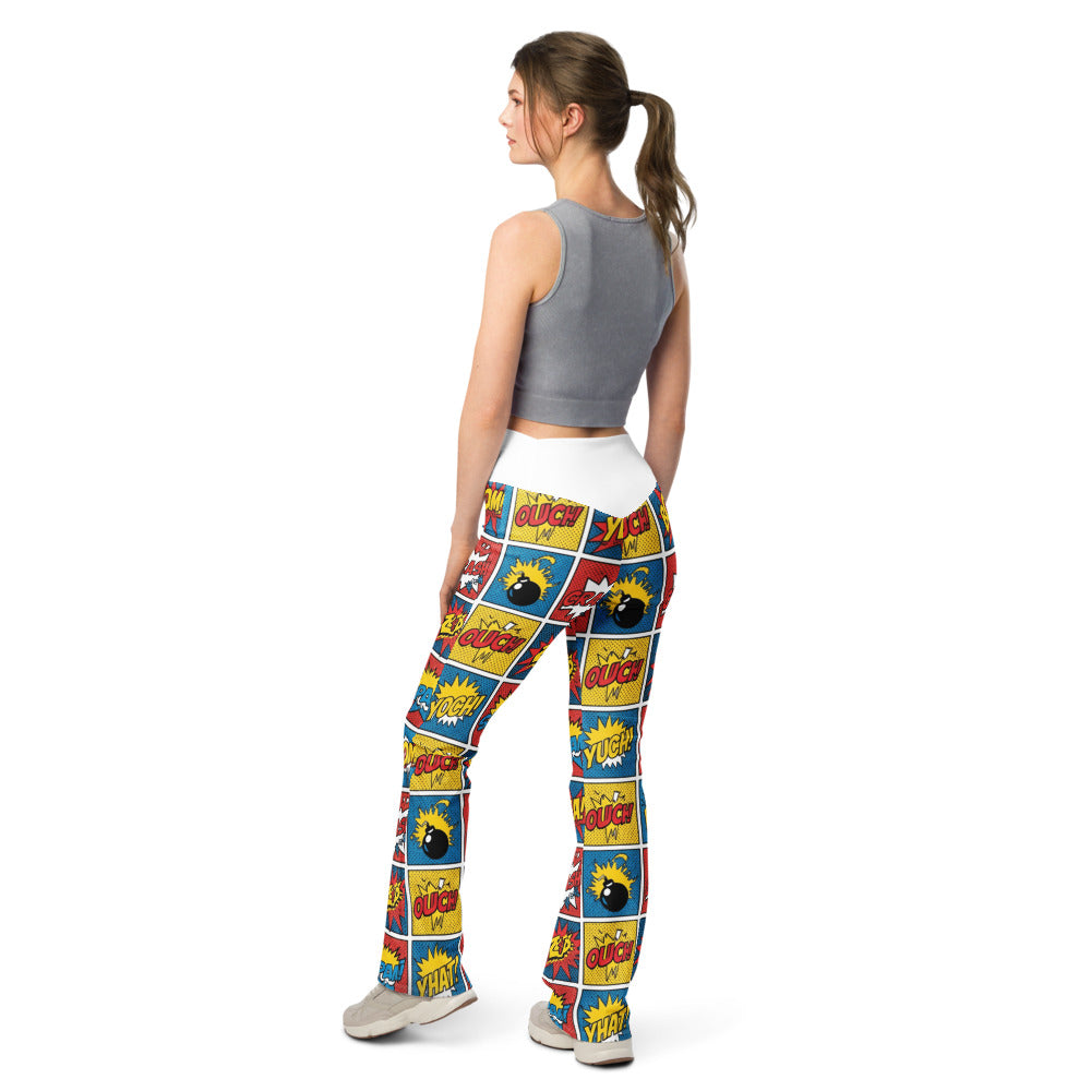 Flare leggings back view | GearBunch