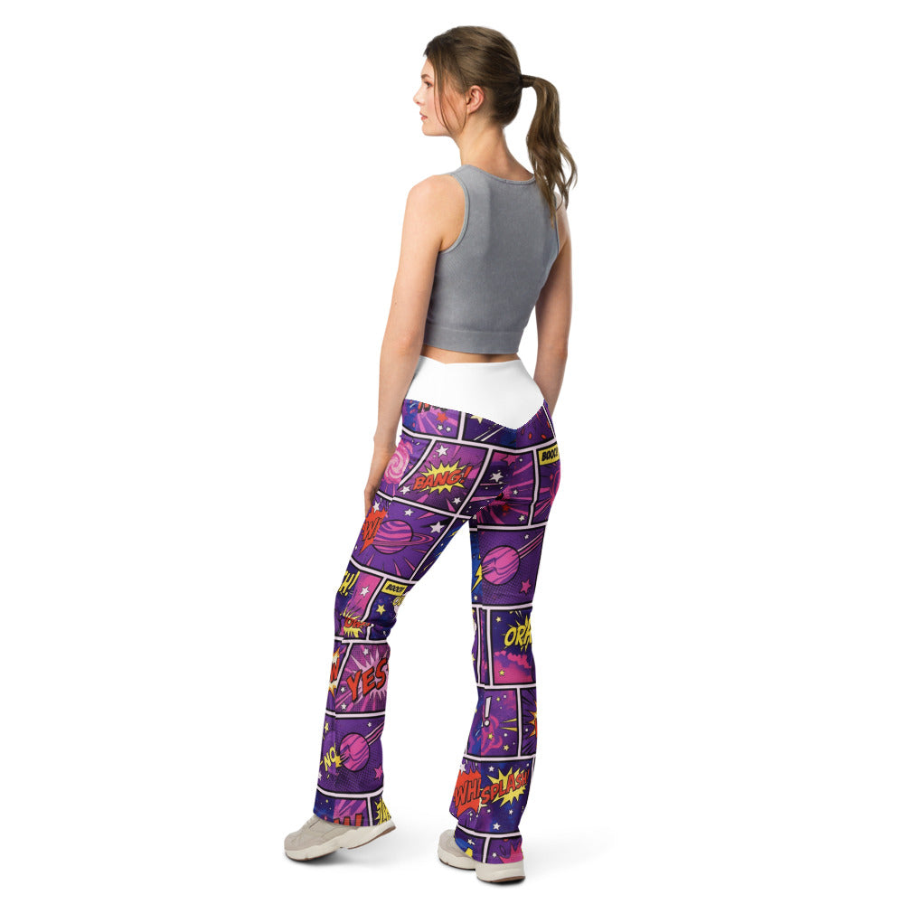 Flare leggings back view | GearBunch