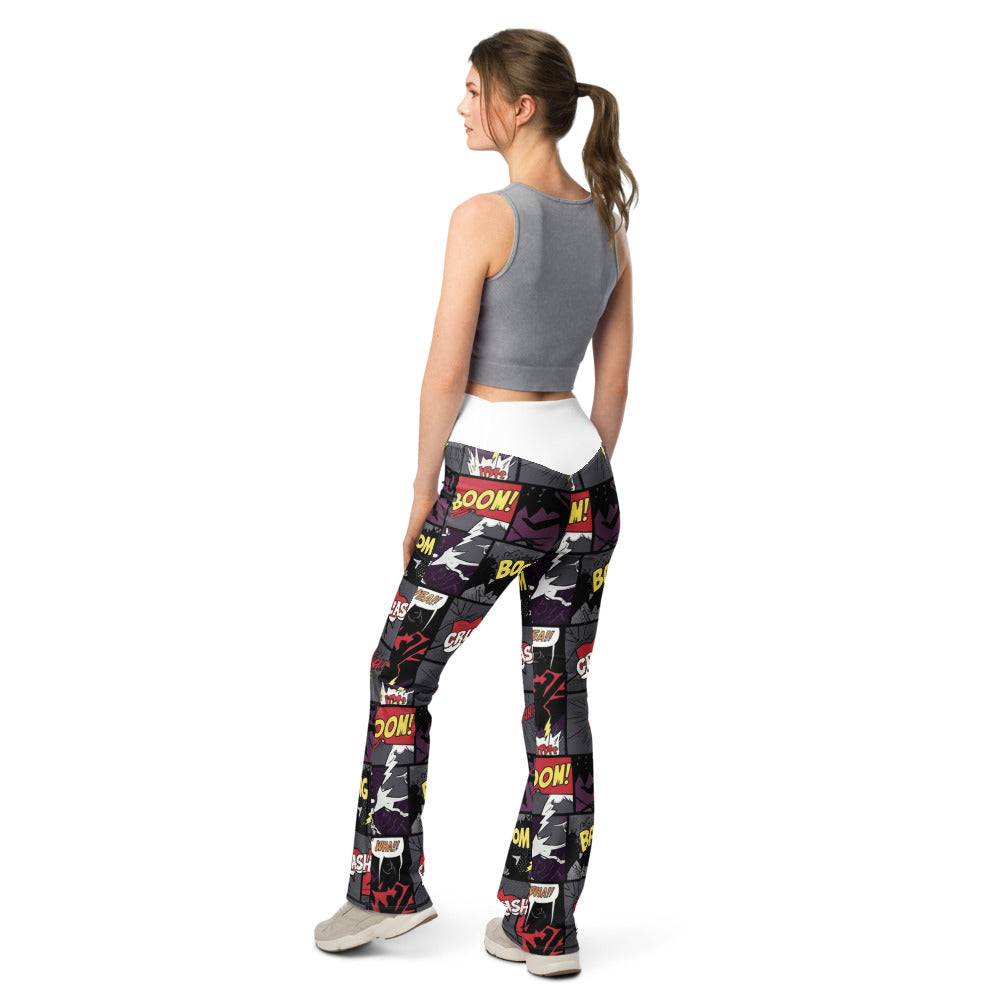 Flare leggings back view | GearBunch