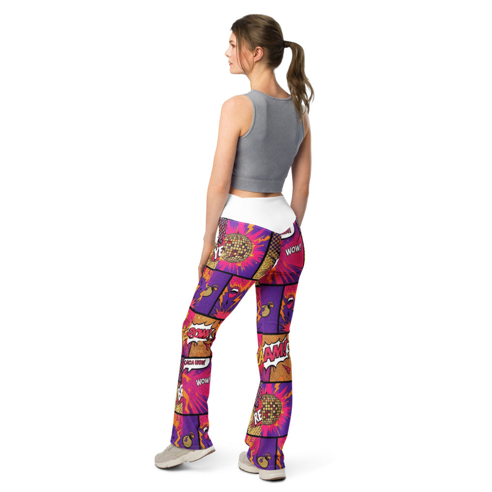 Flare leggings back view | GearBunch