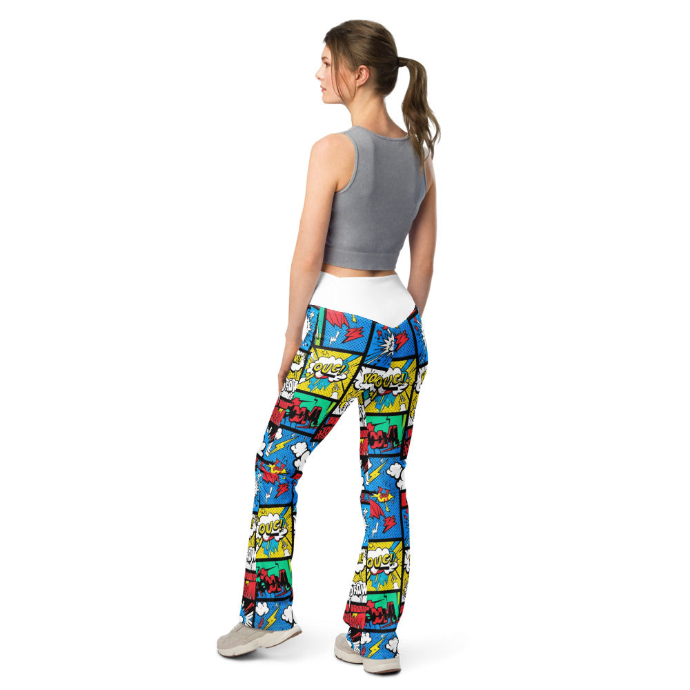 Flare leggings back view | GearBunch