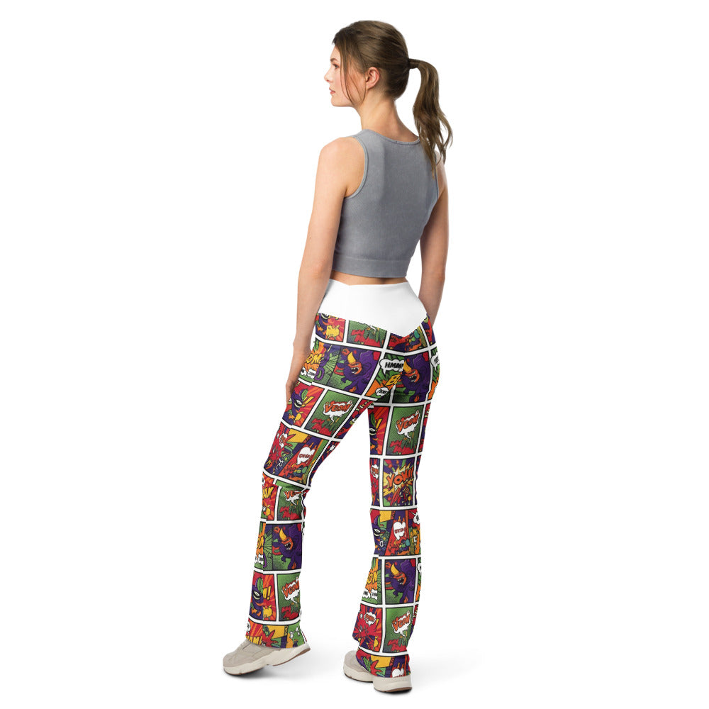 Flare leggings back view | GearBunch
