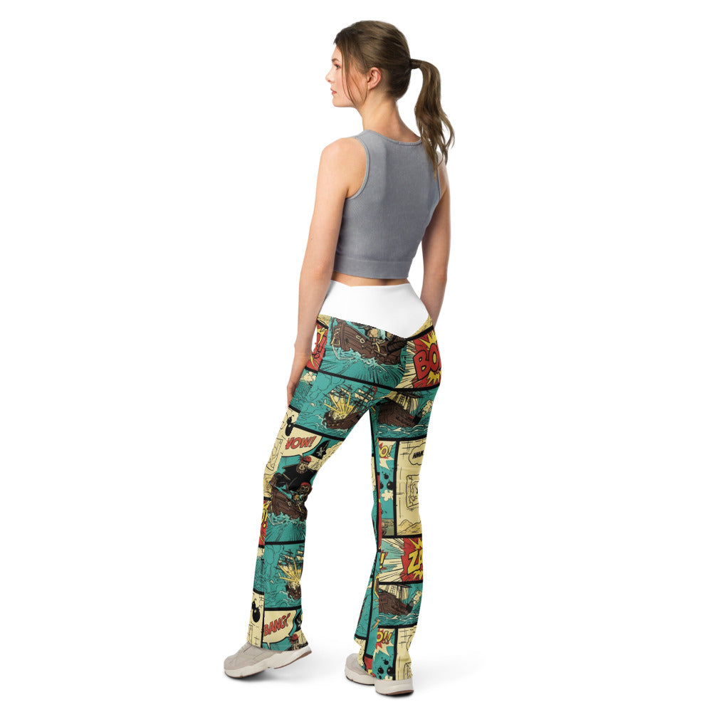 Flare leggings back view | GearBunch