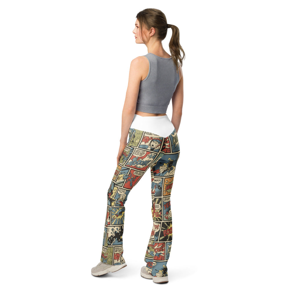 Flare leggings back view | GearBunch