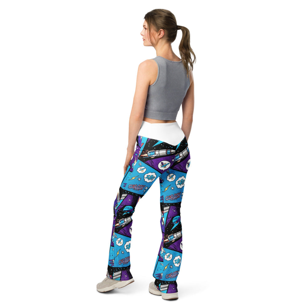 Flare leggings back view | GearBunch