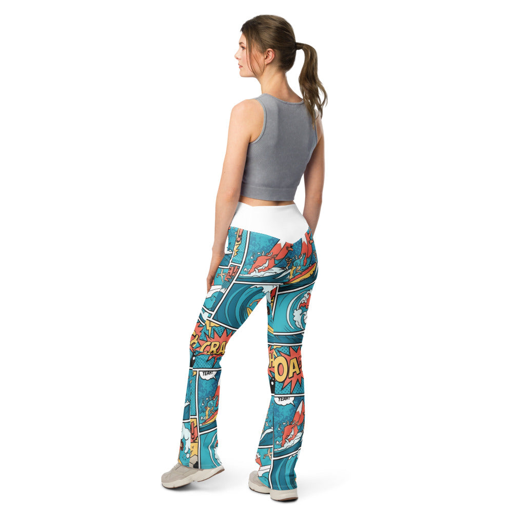 Flare leggings back view | GearBunch