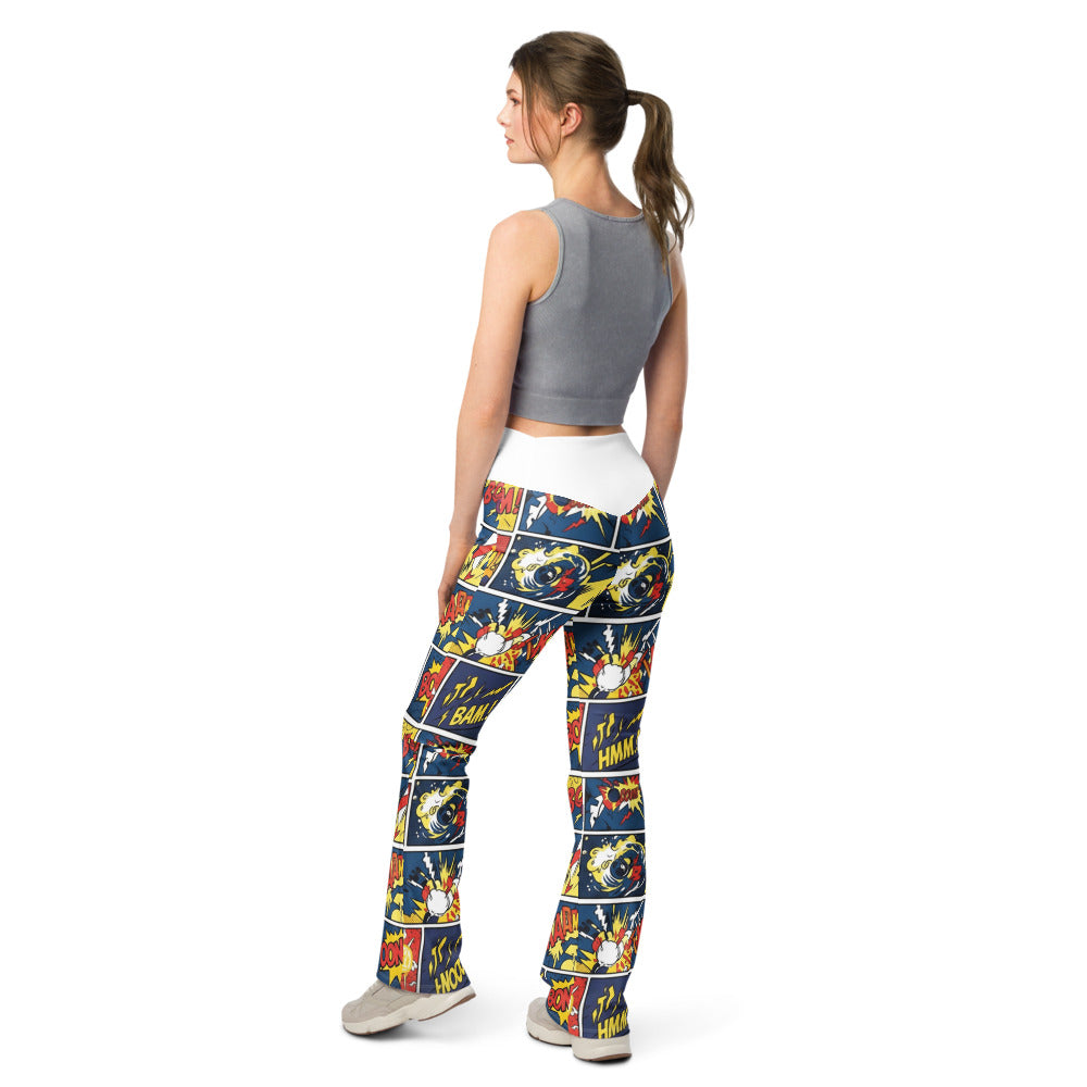 Flare leggings back view | GearBunch