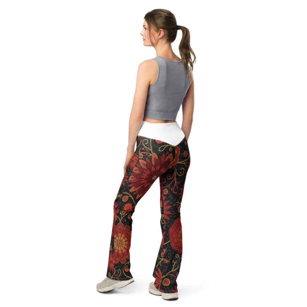 Flare leggings back view | GearBunch