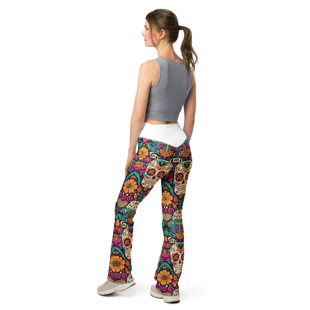 Flare leggings back view | GearBunch