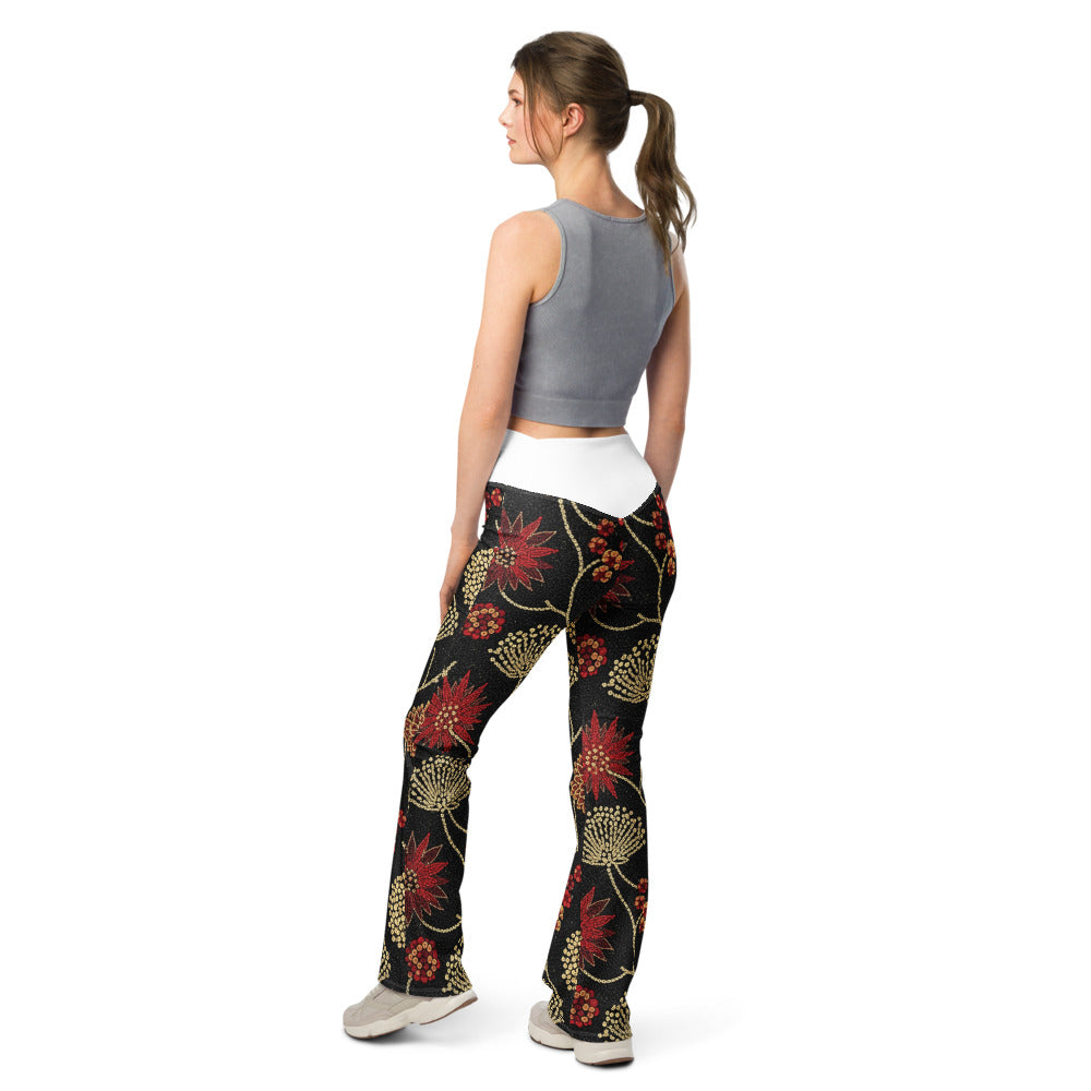 Flare leggings back view | GearBunch
