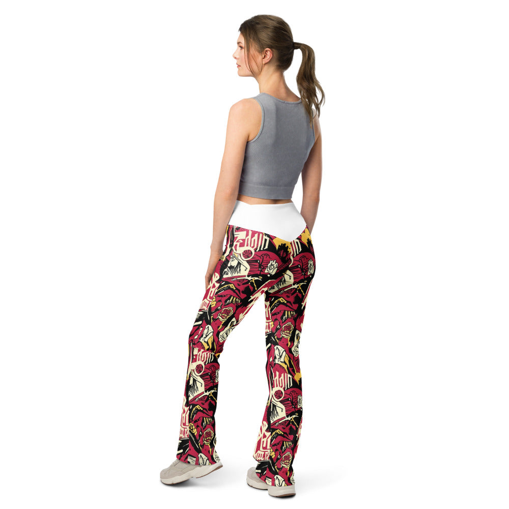 Flare leggings back view | GearBunch