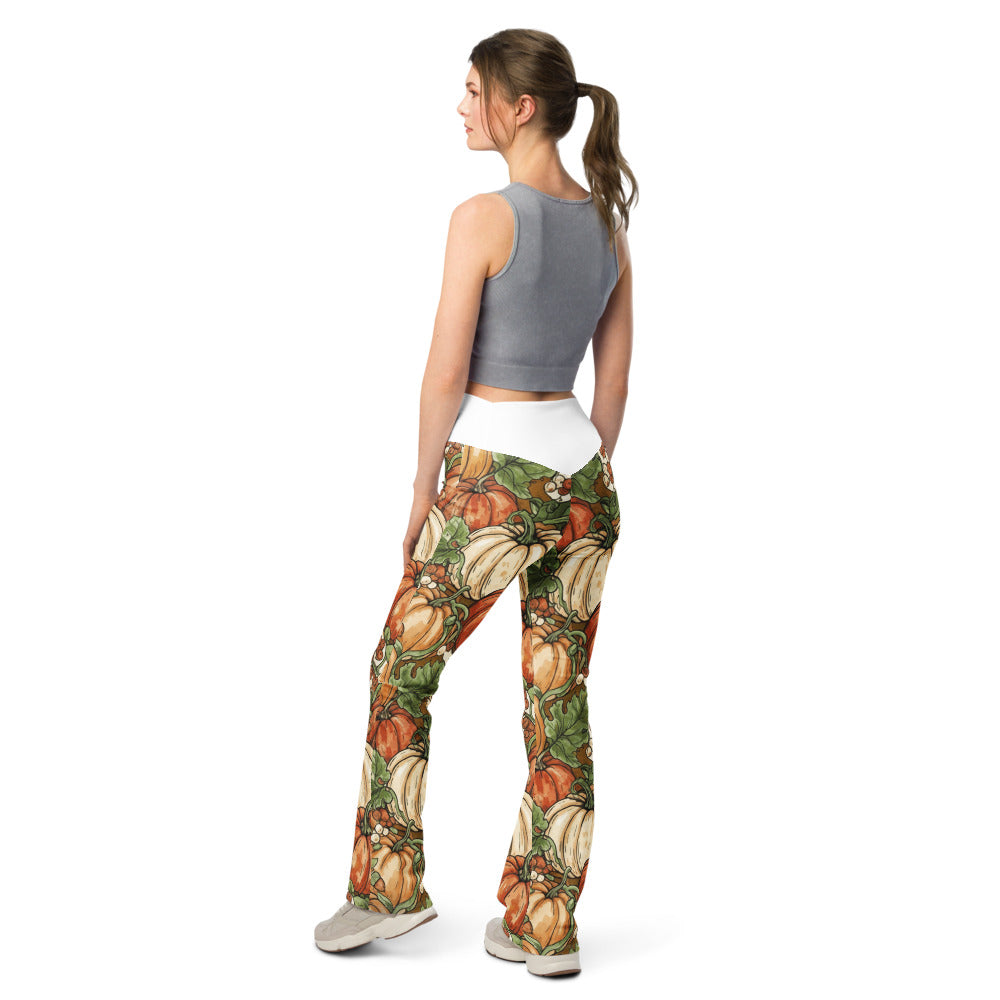 Flare leggings back view | GearBunch