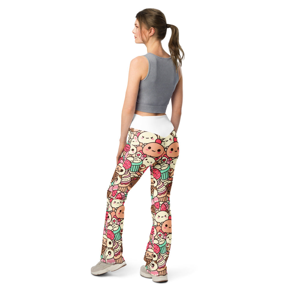 Flare leggings back view | GearBunch