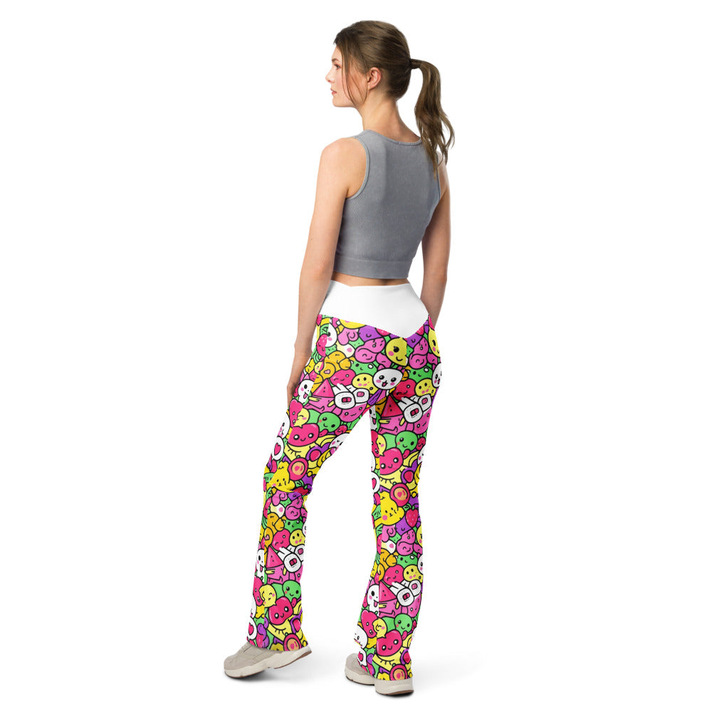 Flare leggings back view | GearBunch