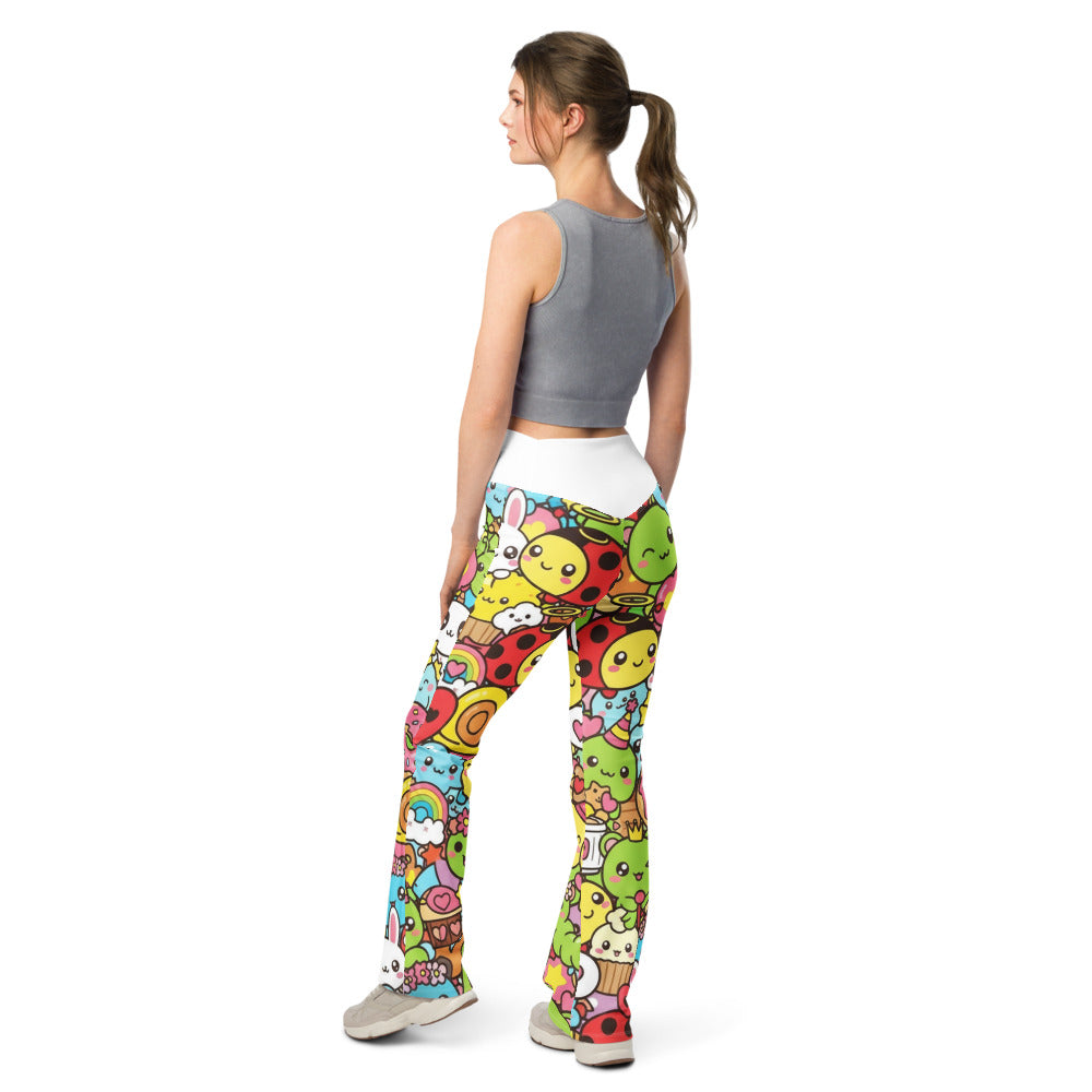 Flare leggings back view | GearBunch