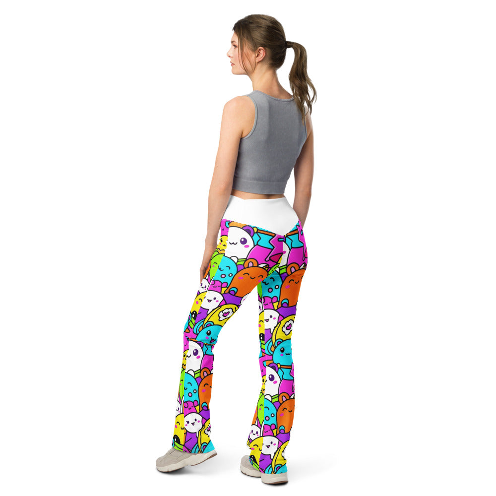 Flare leggings back view | GearBunch