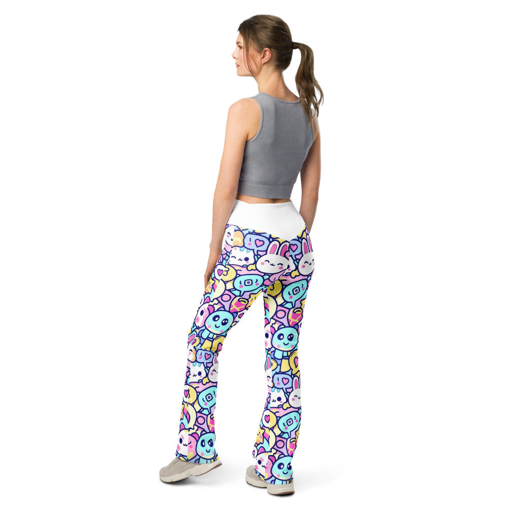 Flare leggings back view | GearBunch