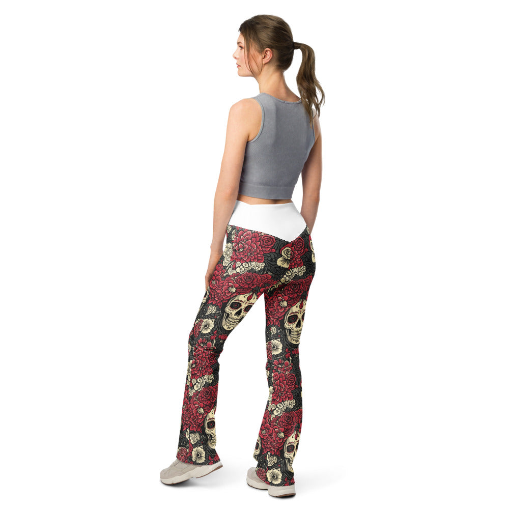 Flare leggings back view | GearBunch