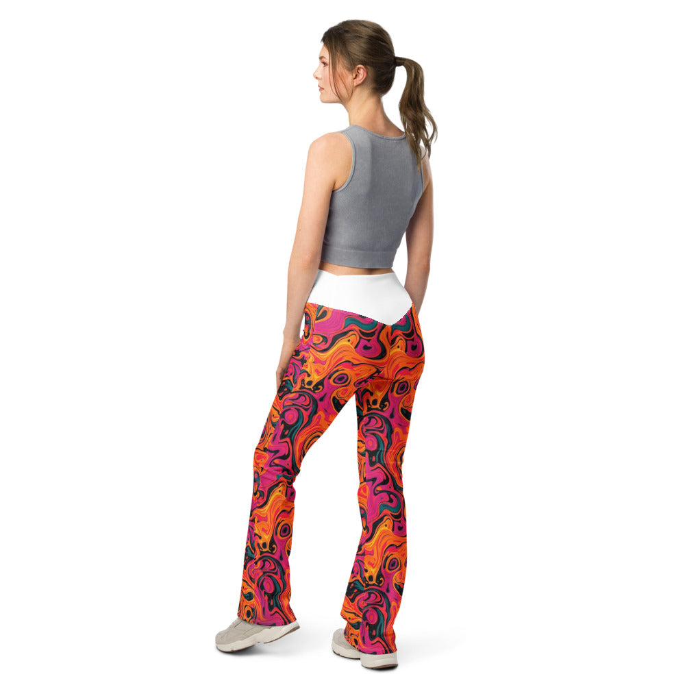 Flare leggings back view | GearBunch