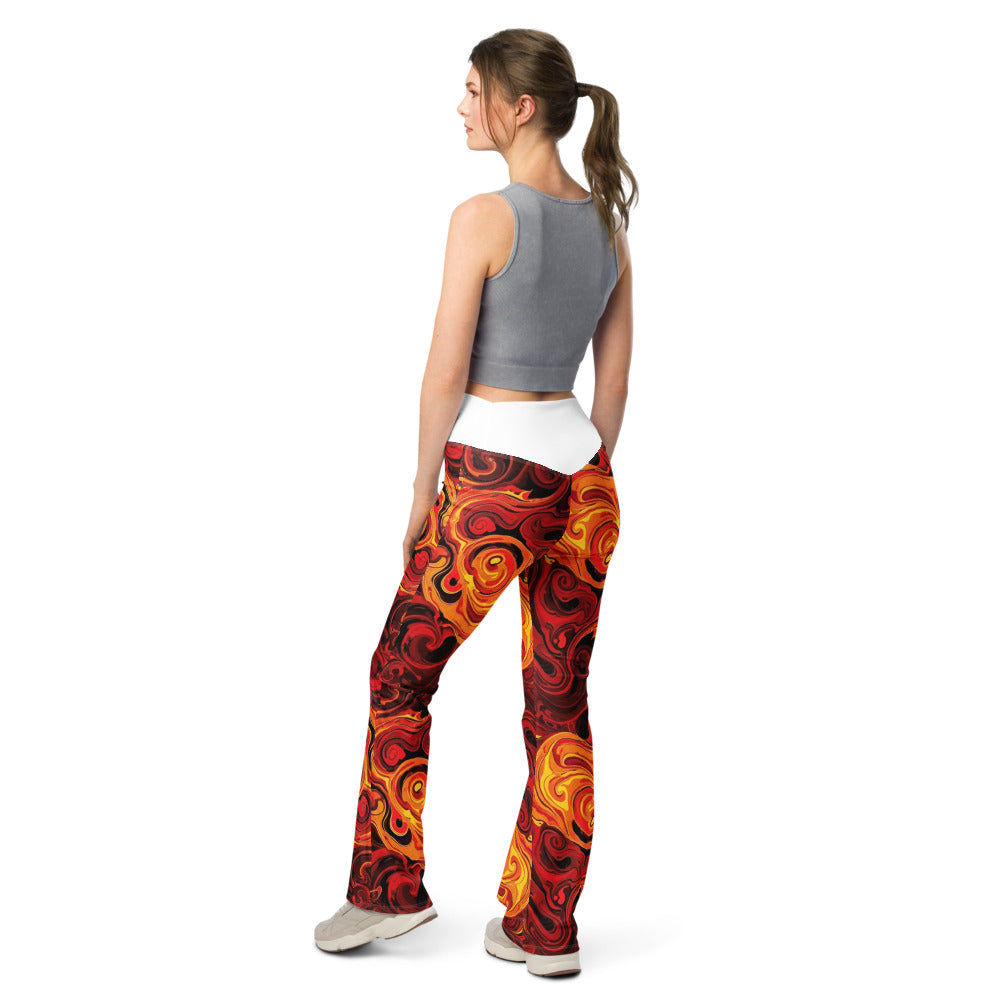 Flare leggings back view | GearBunch
