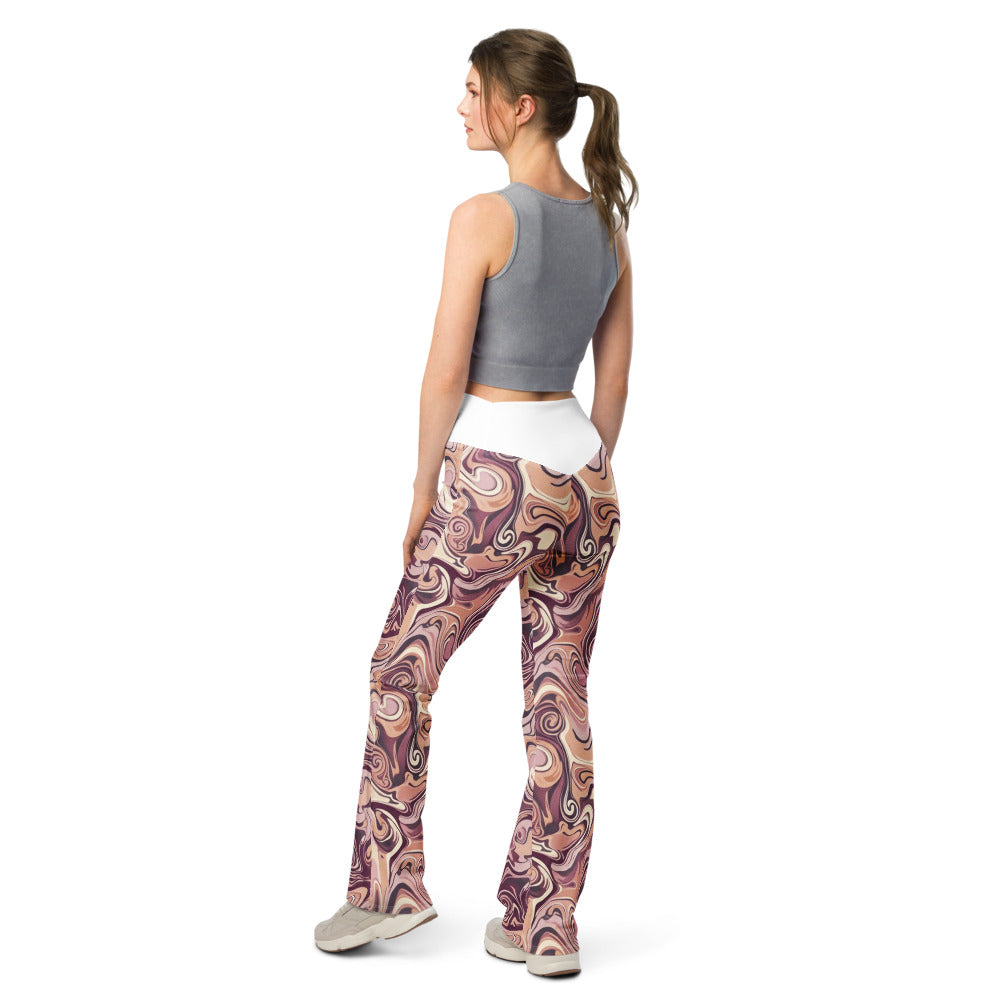 Flare leggings back view | GearBunch