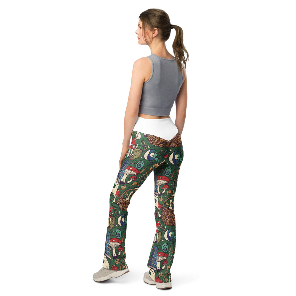 Flare leggings back view | GearBunch