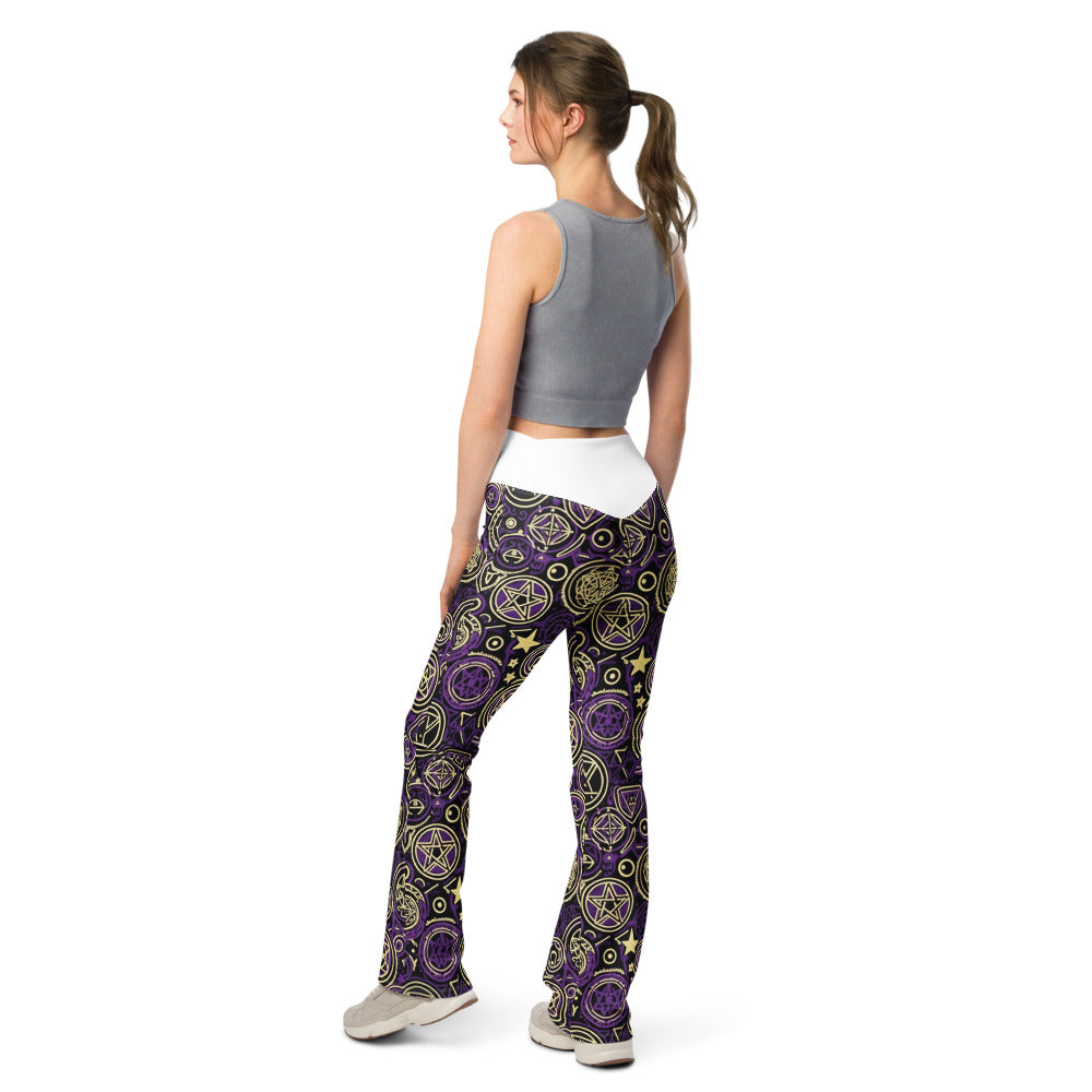Flare leggings back view | GearBunch