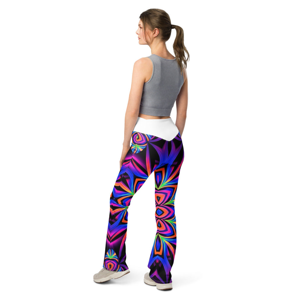 Flare leggings back view | GearBunch