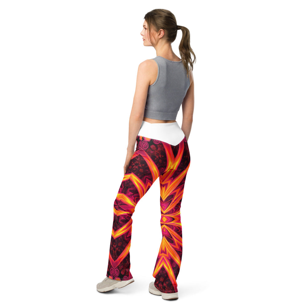 Flare leggings back view | GearBunch
