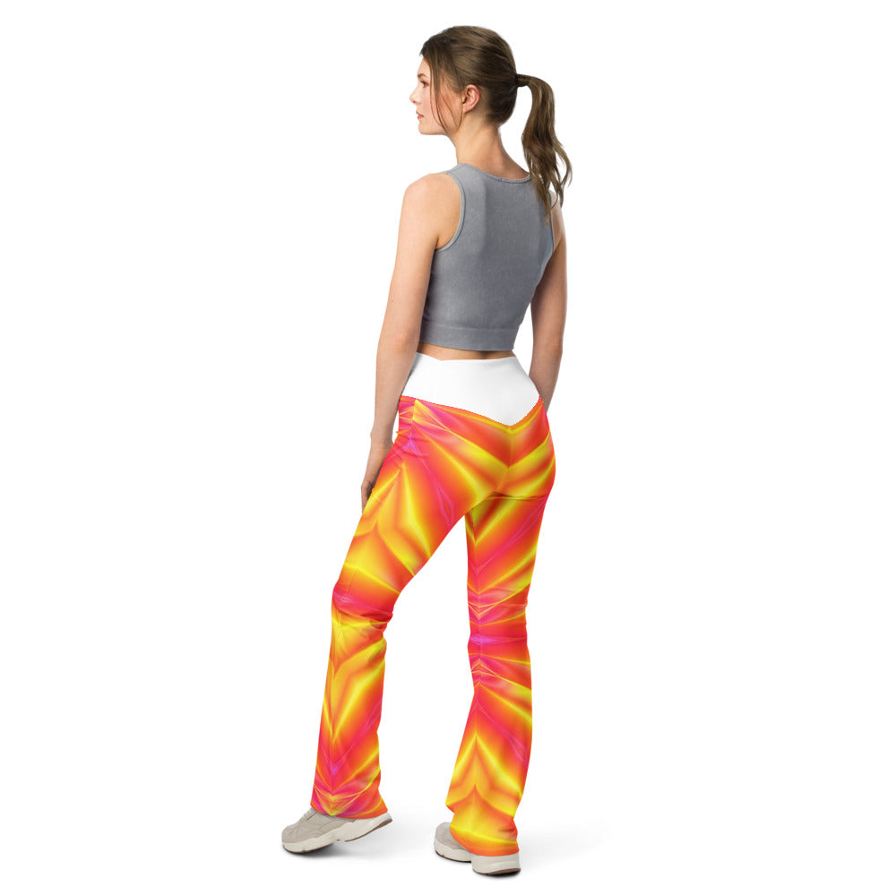 Flare leggings back view | GearBunch