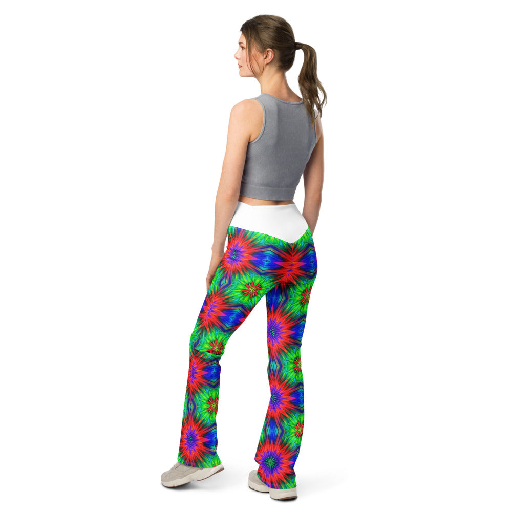 Flare leggings back view | GearBunch
