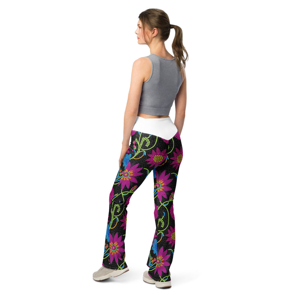 Flare leggings back view | GearBunch