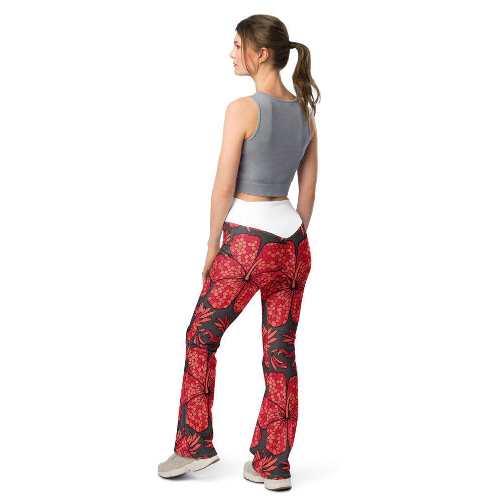 Flare leggings back view | GearBunch