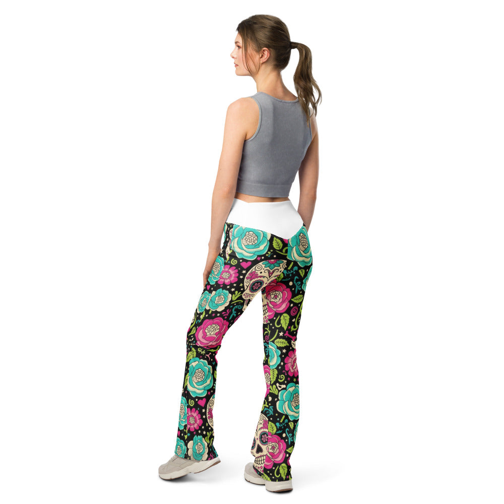 Flare leggings back view | GearBunch