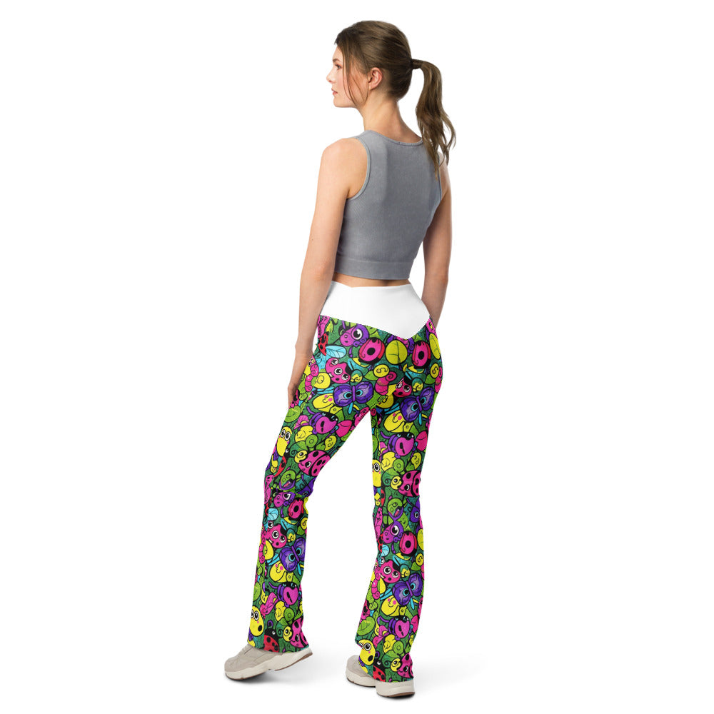 Flare leggings back view | GearBunch