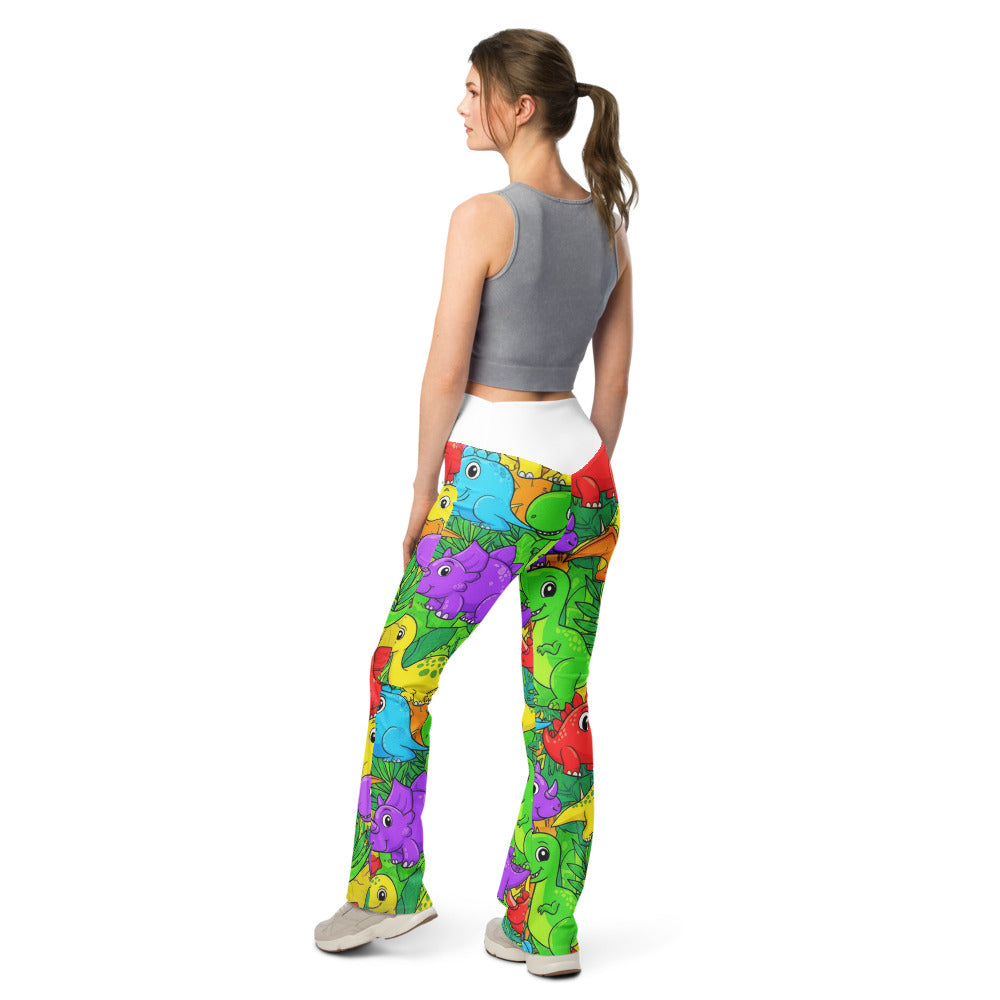 Flare leggings back view | GearBunch