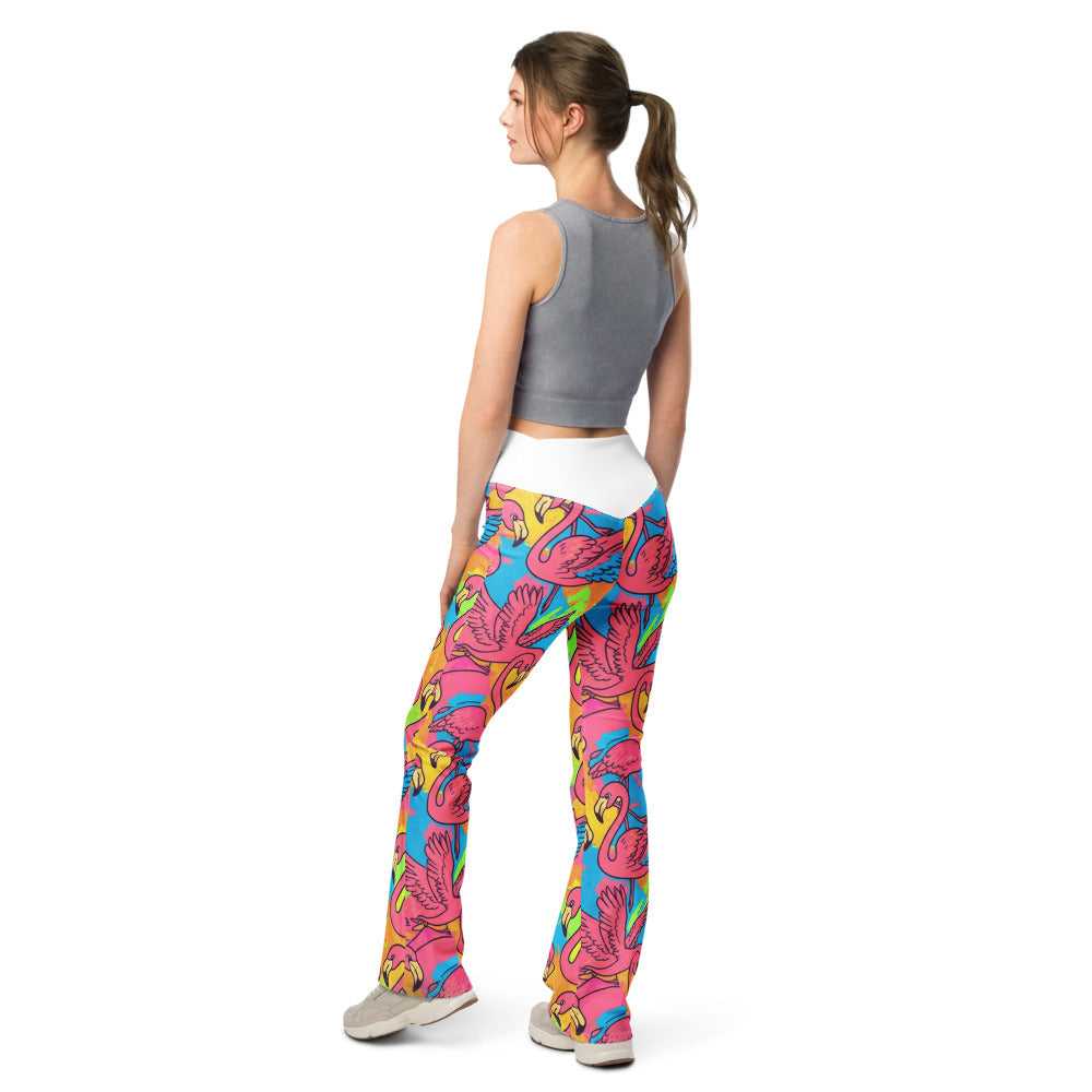 Flare leggings back view | GearBunch