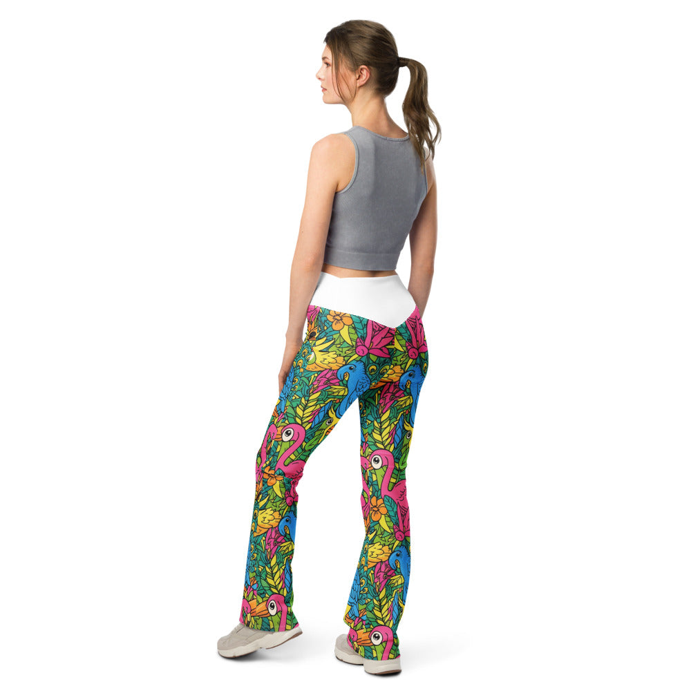 Flare leggings back view | GearBunch