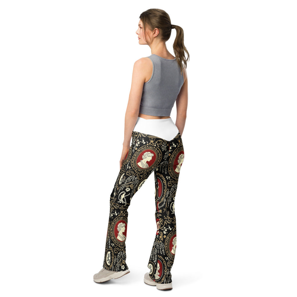 Flare leggings back view | GearBunch