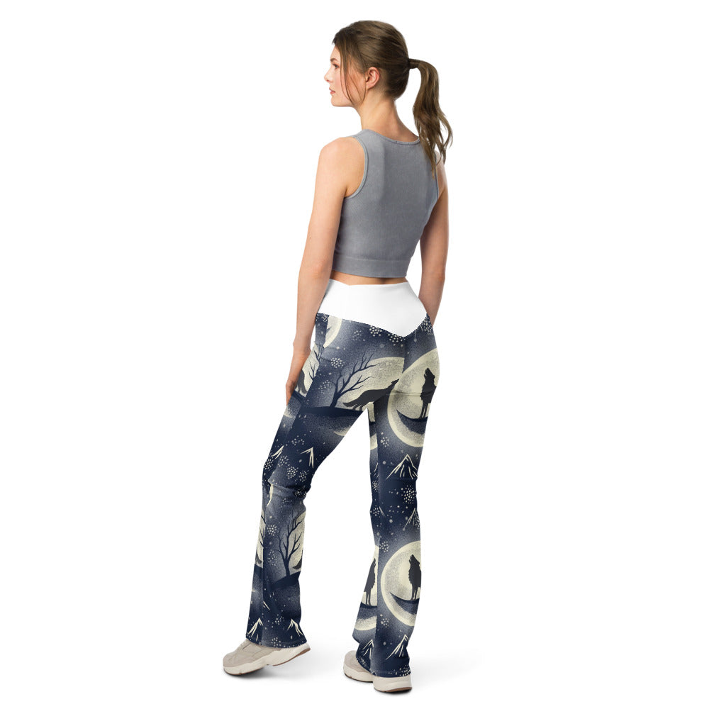 Flare leggings back view | GearBunch
