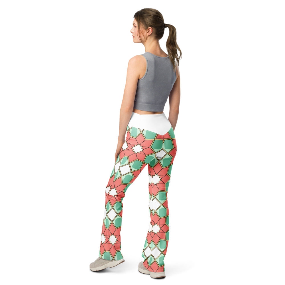 Flare leggings back view | GearBunch