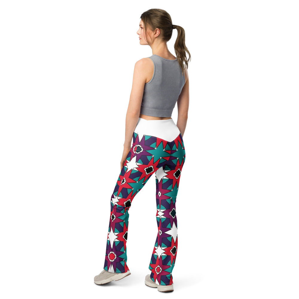 Flare leggings back view | GearBunch