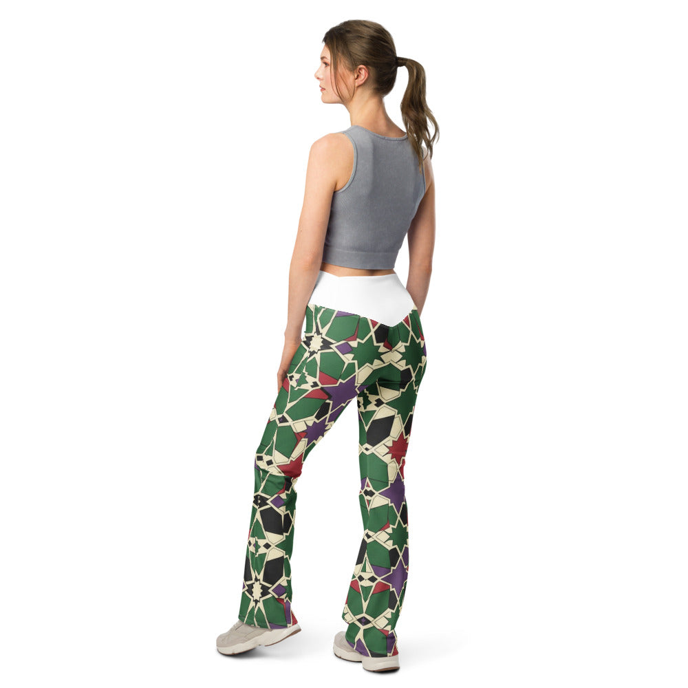 Flare leggings back view | GearBunch
